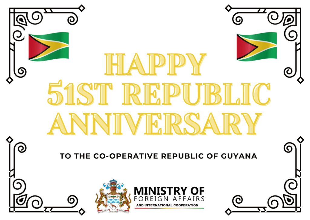 Happy Republic Day Guyana!!! Caribbean Today News