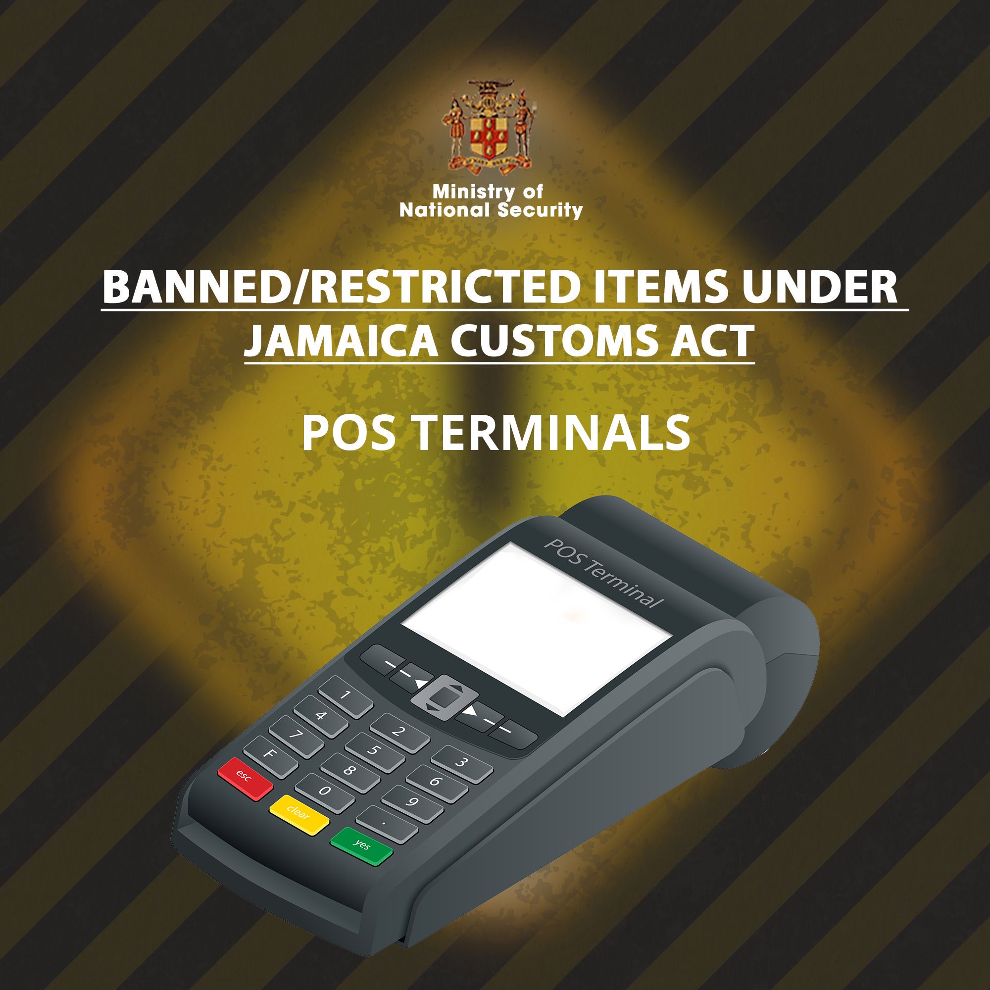 Jamaica POS Terminals Fall Under Items That Are Restricted Under The   ExvAtzbWUAI8yqr 